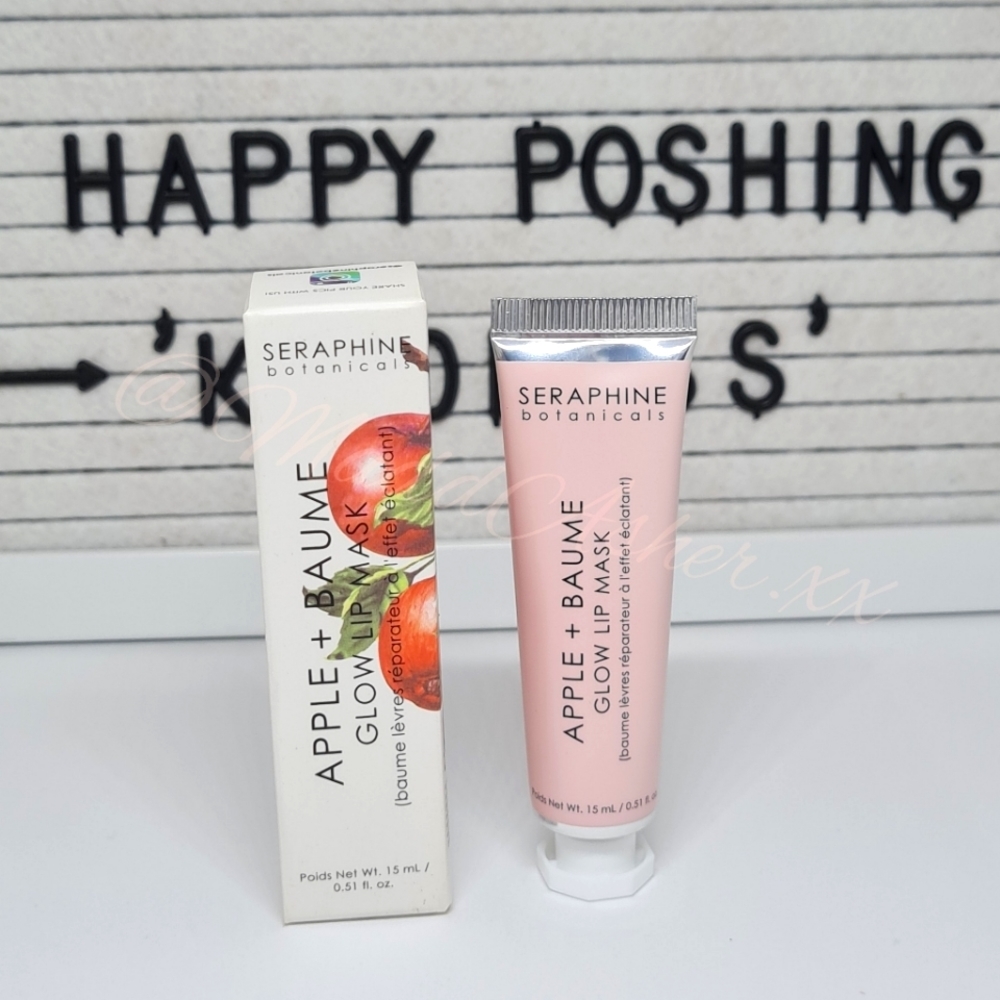 Seraphine Botanicals: Apple + Baume Glow Lip Mask -BNIB! - Picture 1 of 12
